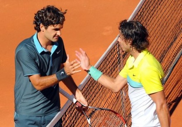Roger Federer i Rafael Nadal /AFP