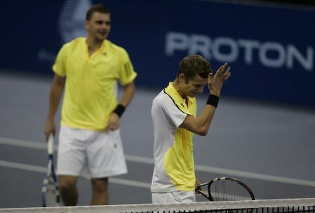 Mariusz Fyrstenberg (z prawej) i Marcin Matkowski /AFP