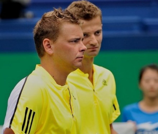 Marcin Matkowski (na pierwszym planie), w tle Mariusz Fyrstenberg /AFP