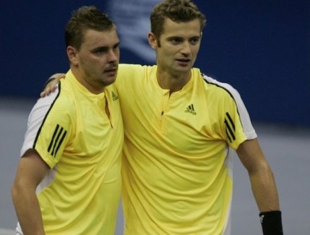 Marcin Matkowski (z lewej) i Mariusz Fyrstenberg /AFP