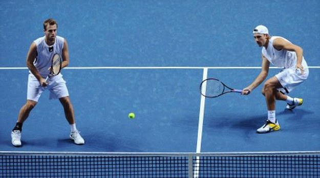 Oliver Marach (z lewej) i Łukasz Kubot /AFP