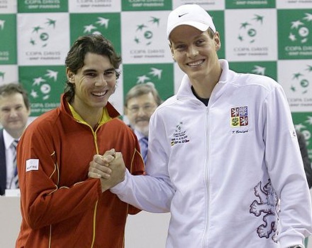 Rafael Nadal i Tomas Berdych /AFP