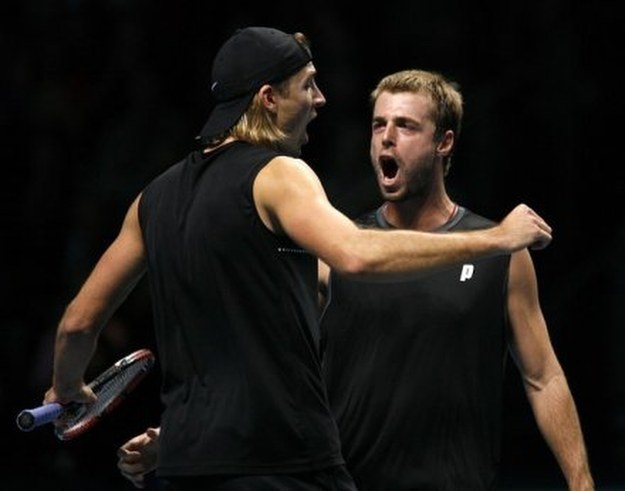 Oliver Marach (z prawej) i Łukasz Kubot /AFP