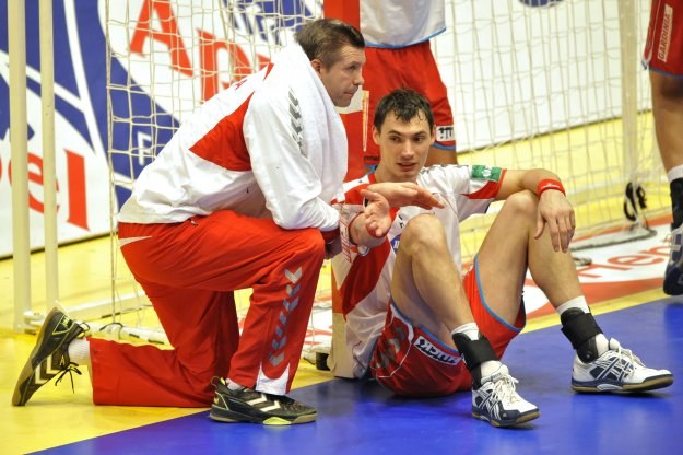 Bogdan Wenta i Krzysztof Lijewski /AFP