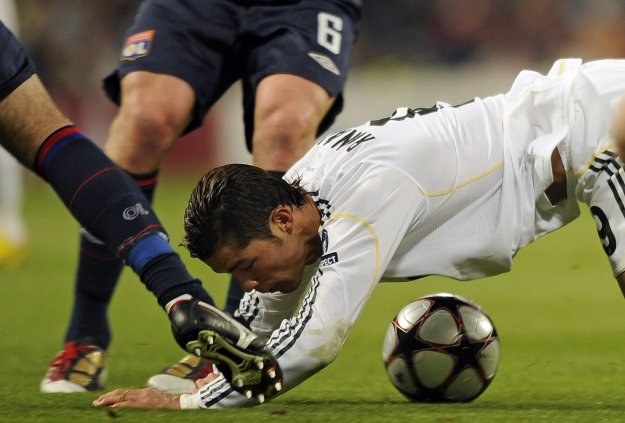 Porażka z Lyonem do upadek Realu i Cristiano Ronaldo. /AFP