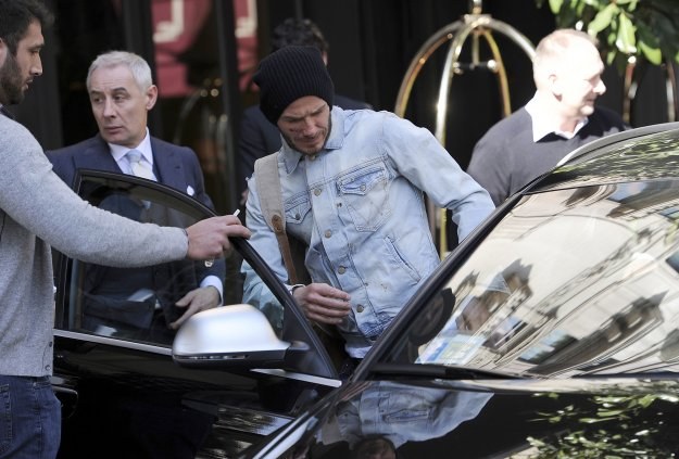 David Beckham ma uszkodzone ścięgno Achillesa /AFP