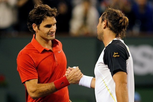 Roger Federer przegrał z Marcosem Baghdatisem /AFP
