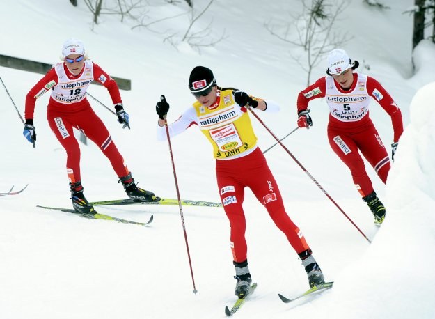Justyna Kowalczyk będzie walczyć o zwycięstwo w Tour de Ski na polskich trasach. /AFP