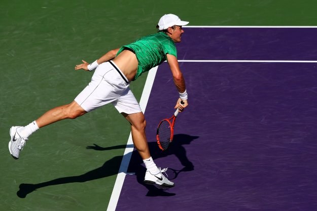 Na zdjęciu Czech - Tomas Berdych /AFP