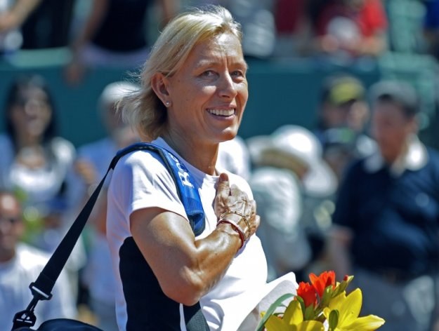 Martina Navratilova - była gwiazda tenisowych kortów /AFP