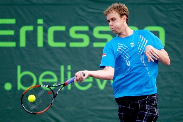 Sam Querrey awansował do finału turnieju w Houston /AFP