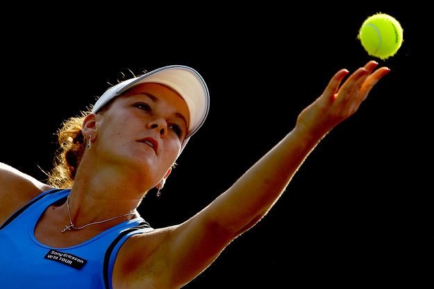Agnieszka Radwańska rozpoczynie dzisiaj grę w wielkoszlemowym turnieju Roland Garros /AFP