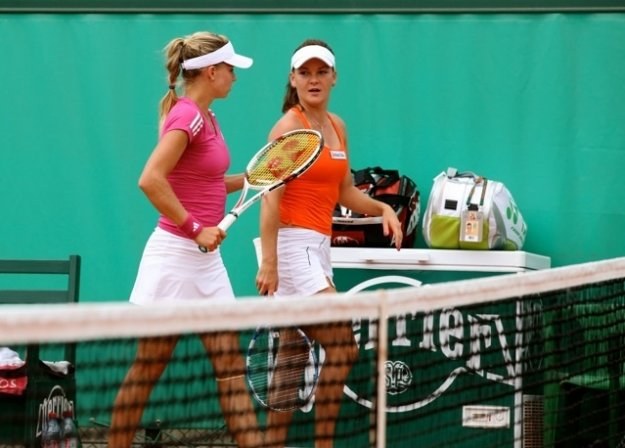 Maria Kirilenko i Agnieszka Radwańska/fot. Tomasz Barański/Tenis /Informacja prasowa
