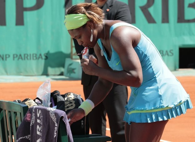Serena Williams na kortach Rolanda Garrosa /AFP