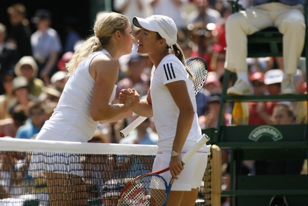 Kim Clijsters i Justine Henin /AFP