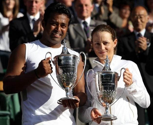 Leander Paes i Cara Black /AFP