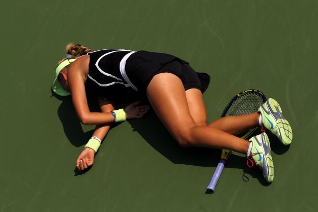 Victoria Azarenka zasłabła z powodu upałów w Nowym Jorku /AFP