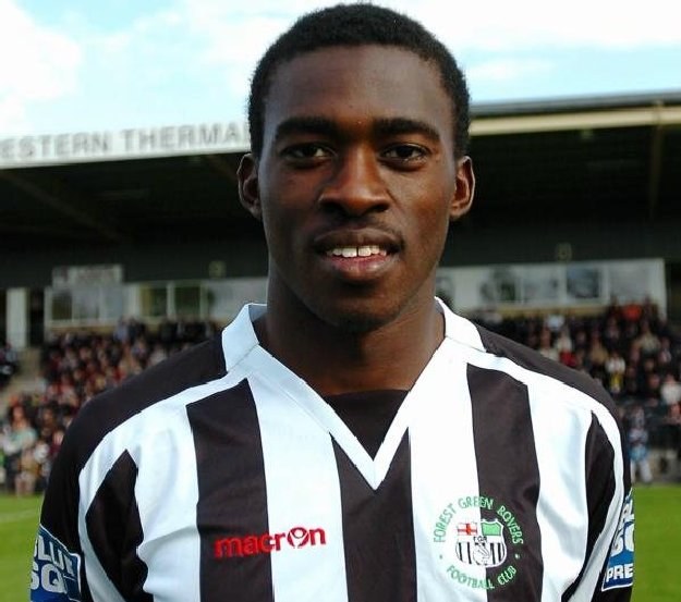 Ameobi w barwach Forest Green /fot. www.forestgreenroversfc.com 