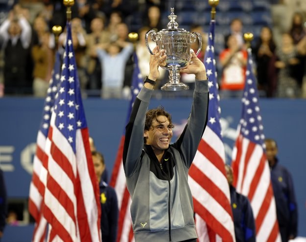 Rafael Nadal ma na koncie dziewięć zwycięstw w turniejach Wielkiego Szlema /AFP