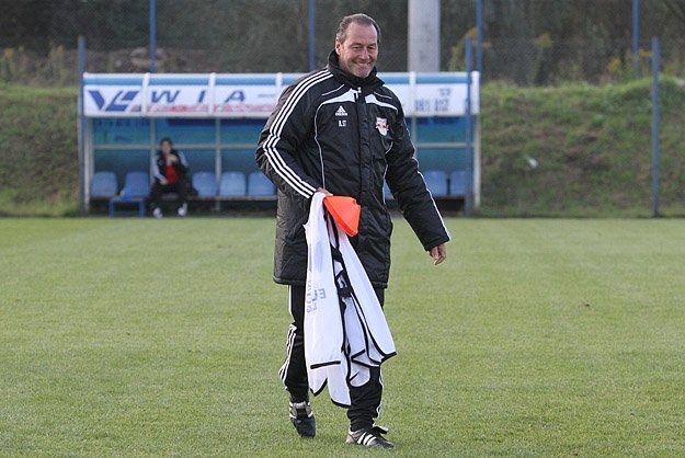 Trener FC Salzburg Huub Stevens  fot: Andrzej Grupa /INTERIA.PL