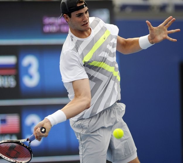 John Isner pokonał Łukasza Kubota /AFP