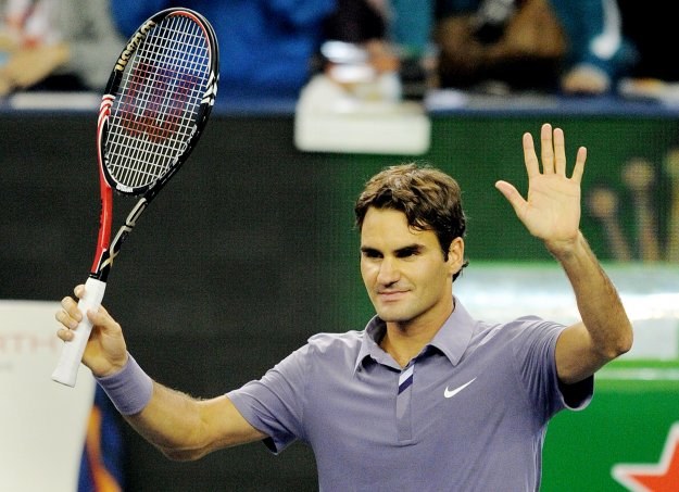 Roger Federer (na zdjęciu) wyeliminował z turnieju w Szanghaju Robina Soderlinga /AFP