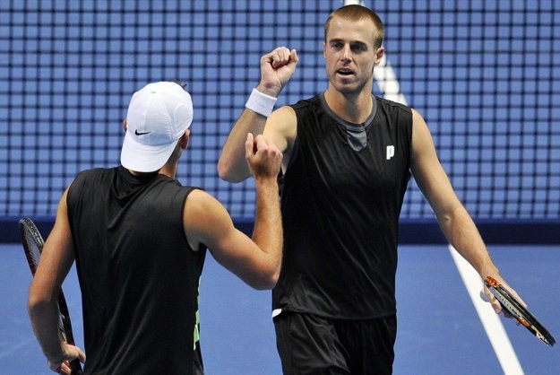 Łukasz Kubot (z lewej) i Oliver Marach /AFP