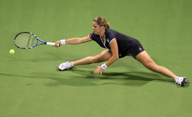 Kim Clijsters została wybrana tenisistką roku w plebiscycie WTA /AFP