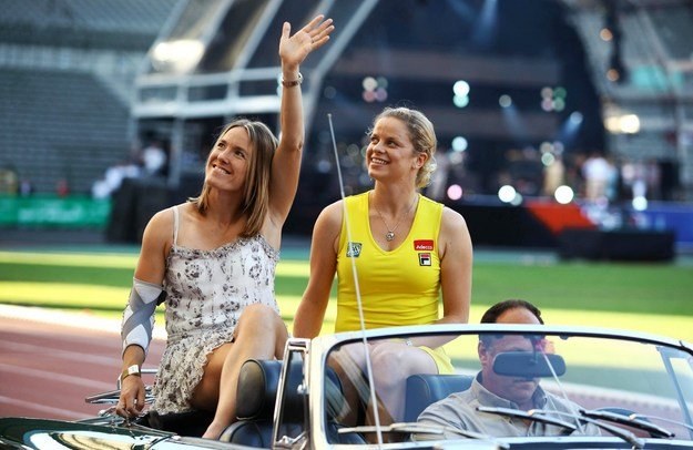 Justine Henin i Kim Clijsters /AFP