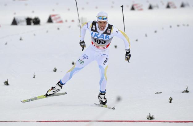 Marcus Hellner - pierwszy na trasie, pierwszy w plebiscycie. /AFP