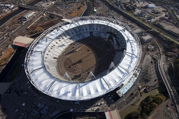 Stadion Olimpijski w Londynie jest bliski ukończenia. /INTERIA.PL