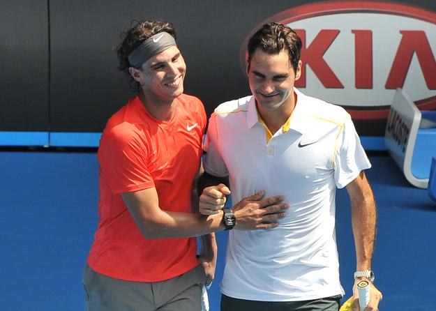 Rafael Nadal i Roger Federer /AFP