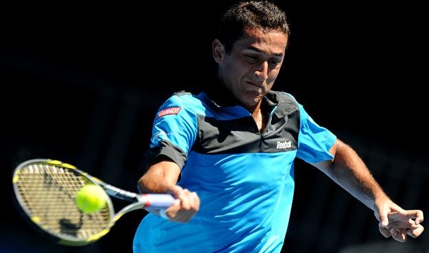 Hiszpan Nicolas Almagro wygrał turniej w Costa do Sauipe /AFP