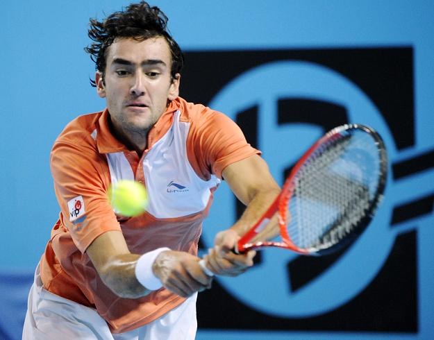 Marin Cilic pokonał Tomasa Berdycha. /AFP