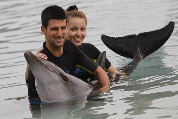 Novak Djokovic i Jelena Ristic /AFP