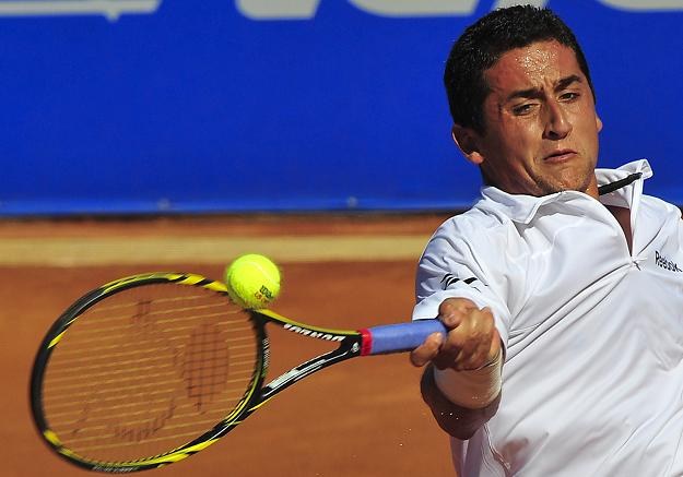 Hiszpański tenisista Nicolas Almagro /AFP