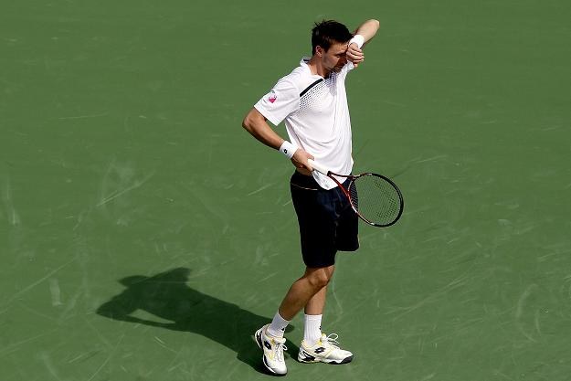 Robin Soederling (na zdjęciu) przegrał z Philippem Kohlschreiberem w Indian Wells /AFP