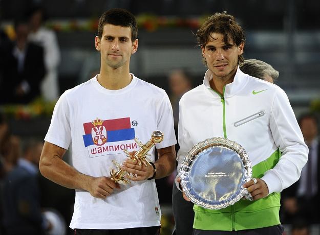 Novak Djoković (z lewej) i Rafael Nadal /AFP