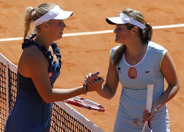 Caroline Wozniacki i Aleksandra Wozniak /AFP