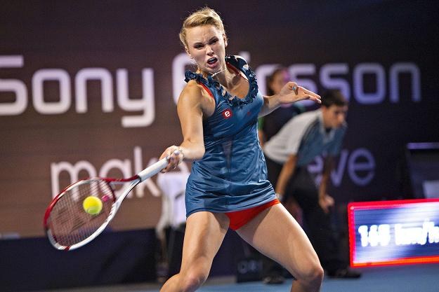 Caroline Wozniacki  wciąż jest numerem 1 w rankingu WTA. /AFP