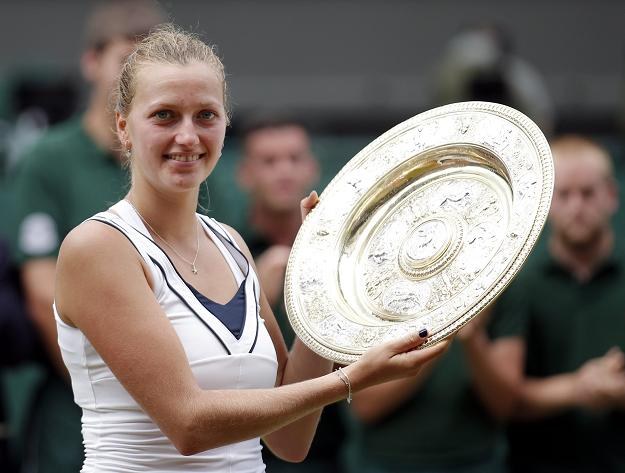 Petra Kvitova wygrywając Wimbledon osiągnęła największy sukces w karierze /PAP/EPA