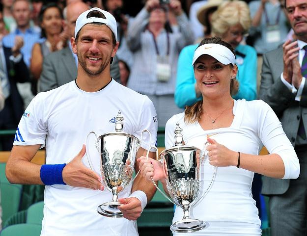 Juergen Melzer i Iveta Benesova /AFP