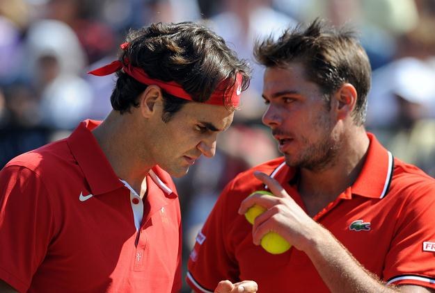Roger Federer i Stanislas Wawrinka /AFP