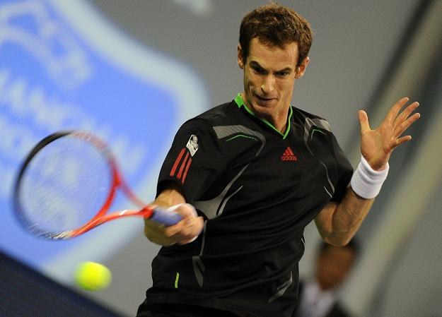 Andy Murray (na zdjęciu) w finale zmierzy się z Davidem Ferrerem /AFP