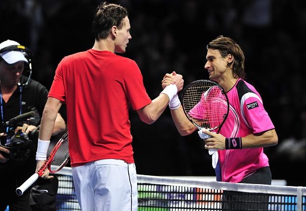 Tomasz Berdych (z lewej) i David Ferrer /AFP