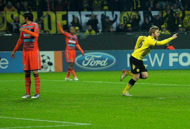 Jakub Błaszczykowski cieszy się zdobyciu gola dla Borussii Dortmund /AFP