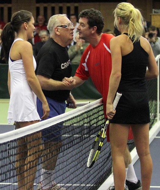 Urszula (P), Agnieszka (L), Piotr (2P) i Władysław Radwańscy fot: Jacek Bednarczyk /PAP