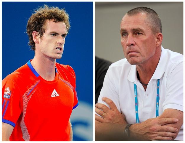 Andy Murray i jego trener Ivan Lendl /AFP