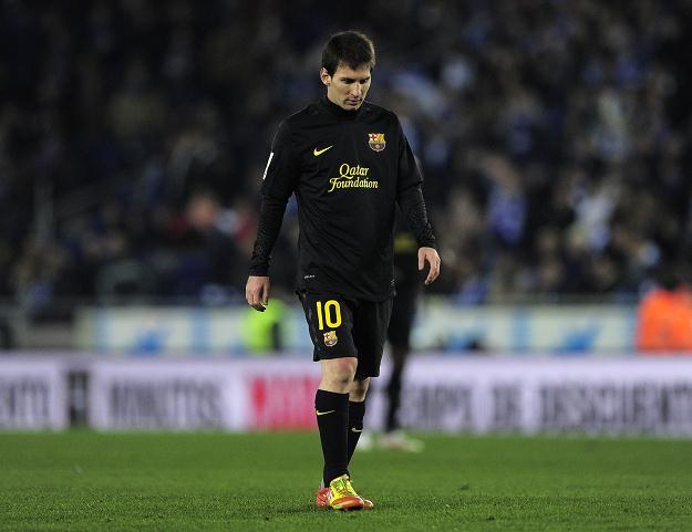 Lionel Messi schodził z boiska ze spuszczoną głową /AFP
