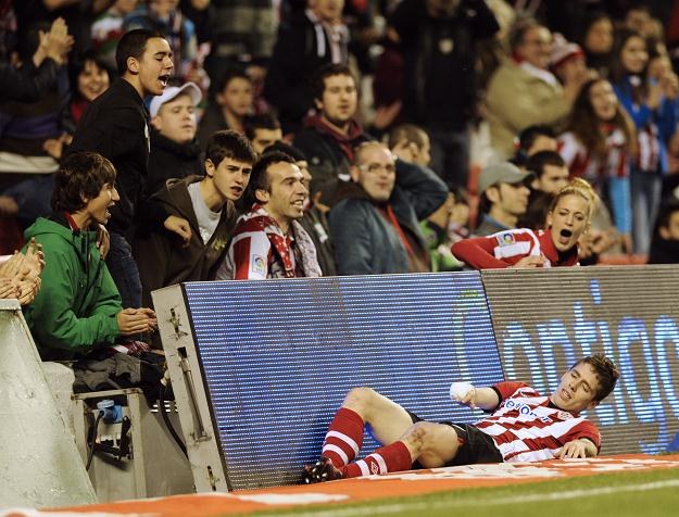 Iker Muniain (Athletic Bilbao) byłby już w reprezentacji Hiszpanii, gdyby grał w Barcy, bądź Realu. /AFP